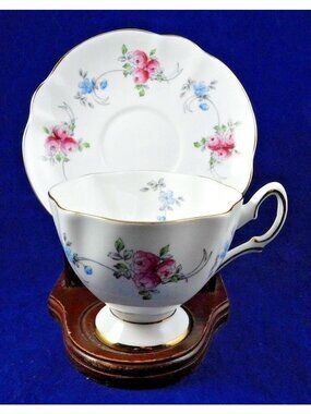 Salisbury Floral Tea Cup And Saucer